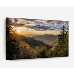 Sunrise In Smoky Mountains Wall Art