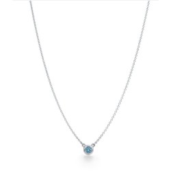 Color by the Yard Aquamarine Pendant  Silver