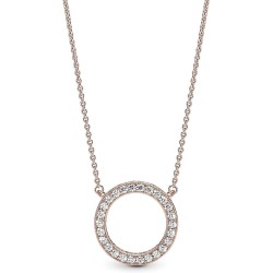 Pandora Circle of Sparkle Necklace - Reversible Women's Necklace
