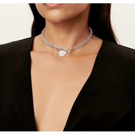 Tiffany Lovestruck Heart Tag Necklacein Silver, Medium