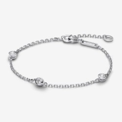 Pandora Era Diamond Station Chain Bracelet 0.30 carat tw Sterling Silver
