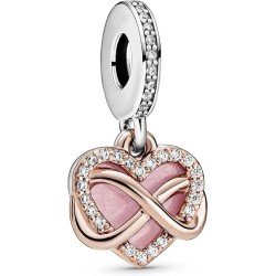Pandora Sparkling Infinity Heart Dangle Charm Bracelet Charm