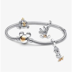 Pandora 100 Anniversary Minnie Mouse Charm and Bracelet Set