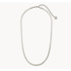 Kendra Scott Kassie Chain Necklace in Silver