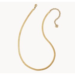Kassie Chain Necklace in Vintage Gold