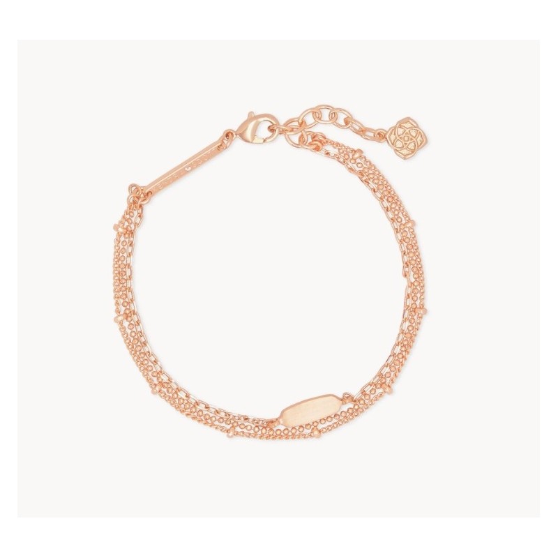 Kendra Scott Fern Multi Strand Bracelet in Rose Gold