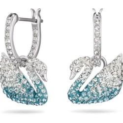 Swan Crystal Earrings Jewelry,Blue Crystal,Exquisite Errings