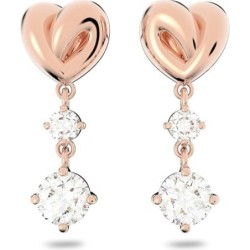 SWAROVSKI Lifelong Heart Earrings Crystal Jewelry