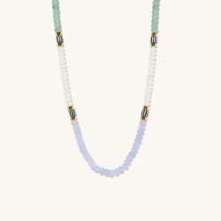 Coastal Blue Lace Agate Necklace