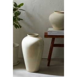 H&M HOME Terracotta Vase,White Colors