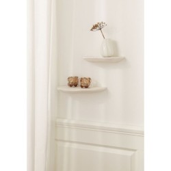 2-pack Metal Wall Shelves,White Colors
