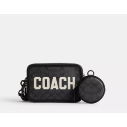 Charter Crossbody In Signature Canvas With Coach Graphic